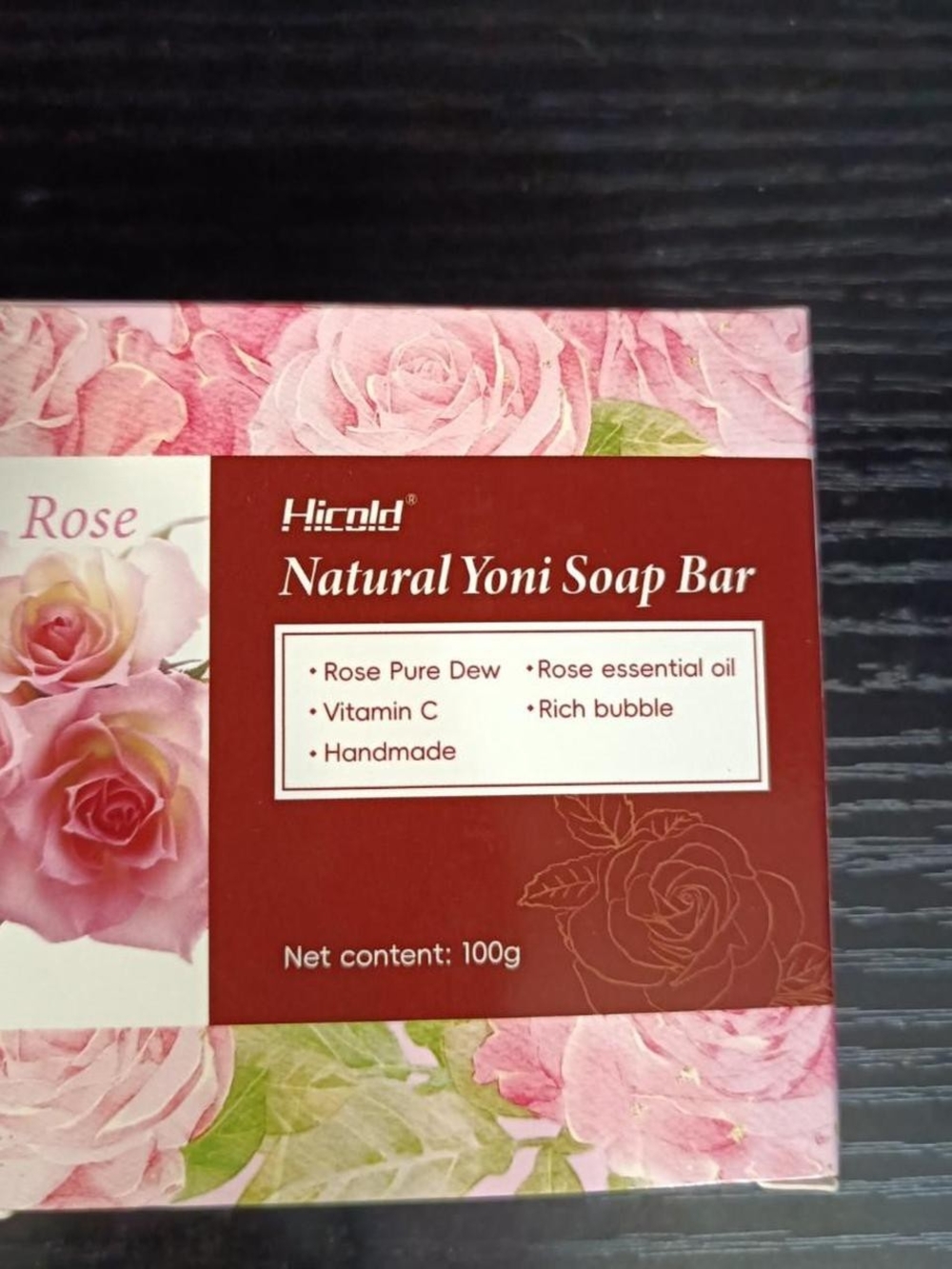 Natural Yoni Soap Bar - Rose Pink